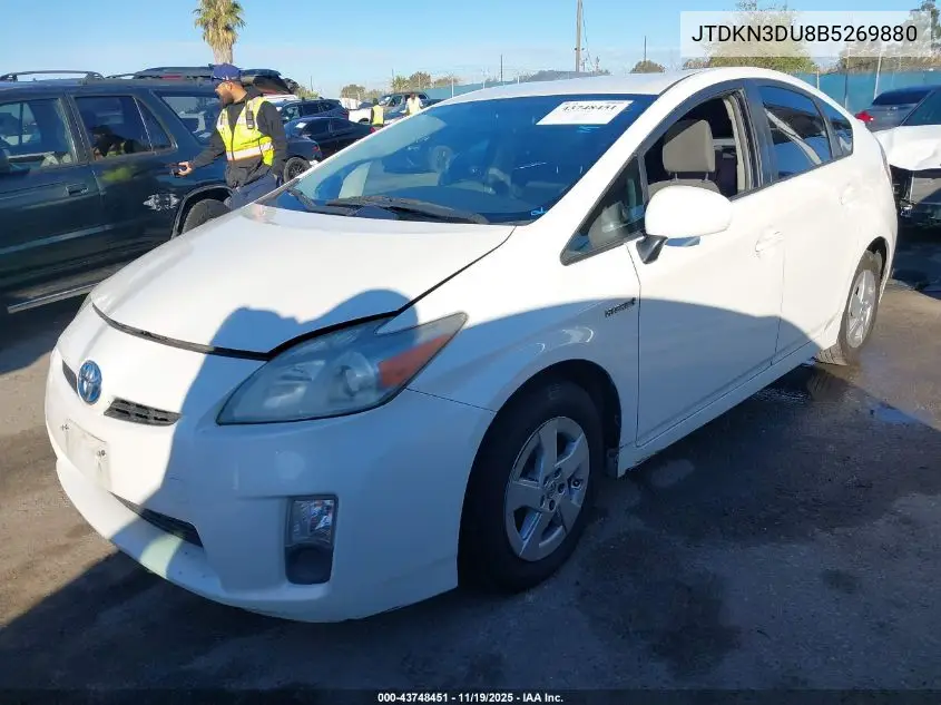 JTDKN3DU8B5269880 2011 Toyota Prius