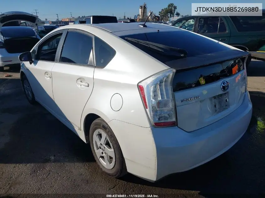 JTDKN3DU8B5269880 2011 Toyota Prius