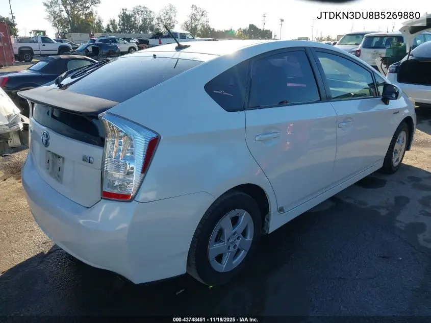 JTDKN3DU8B5269880 2011 Toyota Prius