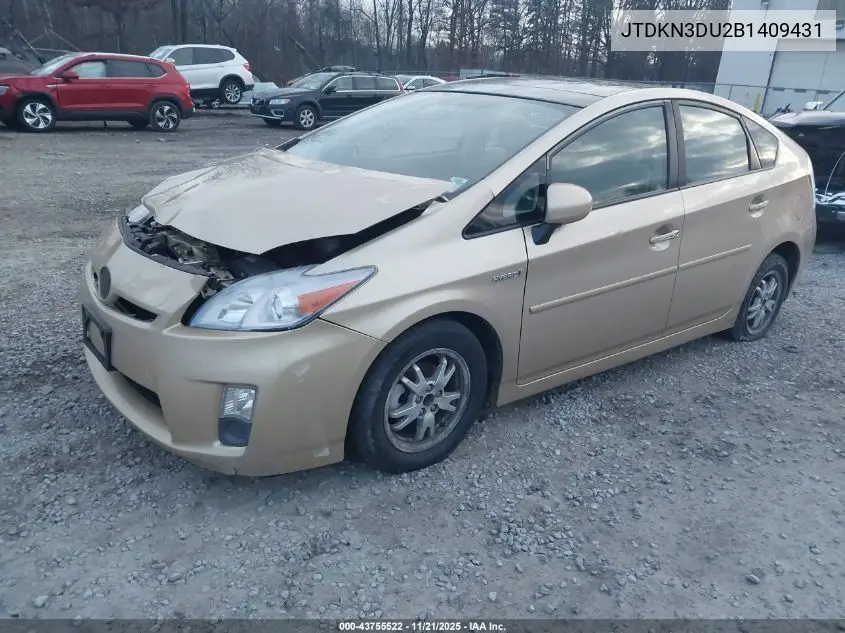 JTDKN3DU2B1409431 2011 Toyota Prius Three