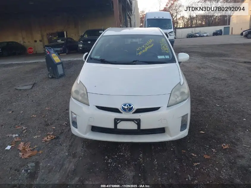JTDKN3DU7B0292094 2011 Toyota Prius Three