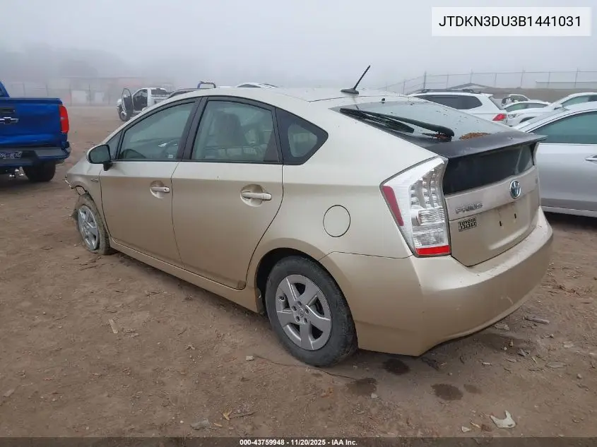 JTDKN3DU3B1441031 2011 Toyota Prius Two