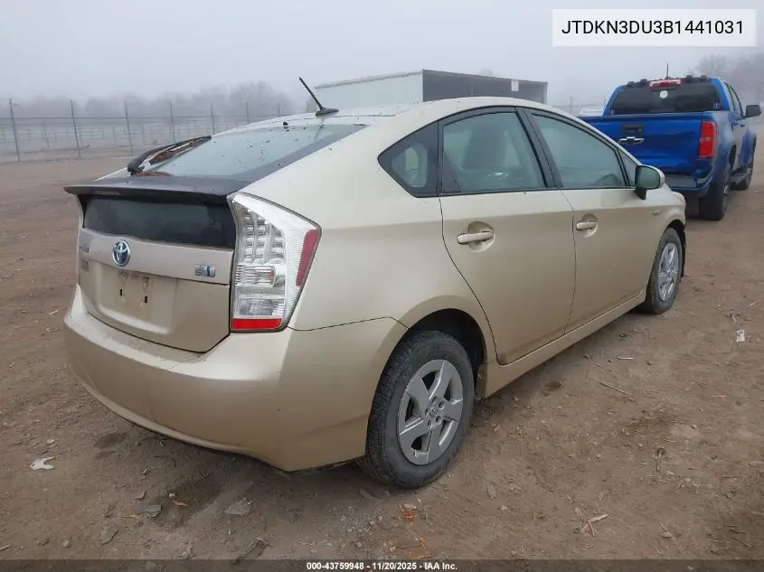 JTDKN3DU3B1441031 2011 Toyota Prius Two