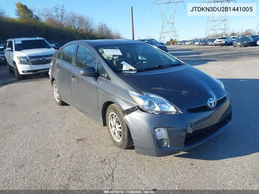 JTDKN3DU2B1441005 2011 Toyota Prius Two