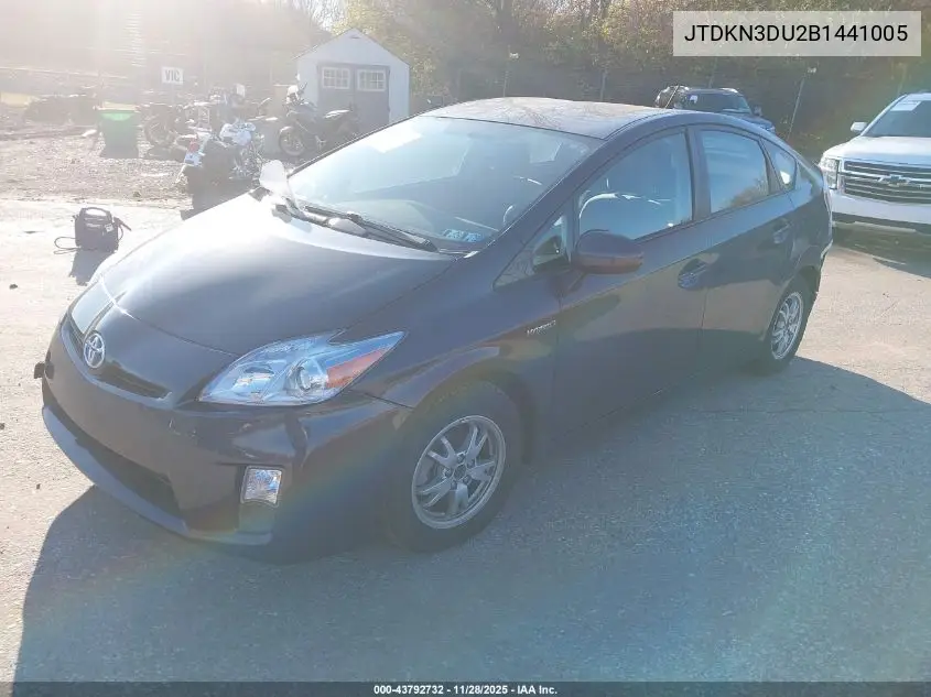 JTDKN3DU2B1441005 2011 Toyota Prius Two