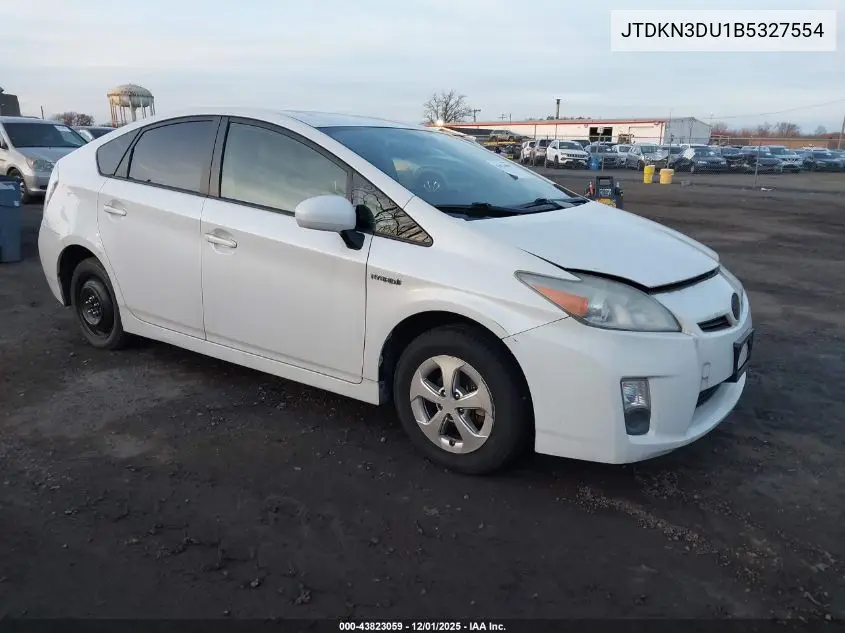 JTDKN3DU1B5327554 2011 Toyota Prius Four