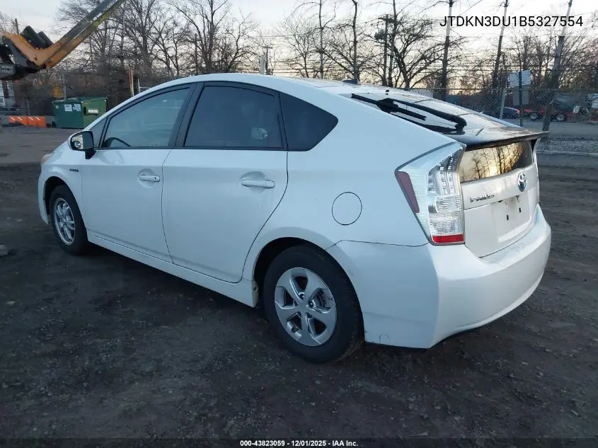 JTDKN3DU1B5327554 2011 Toyota Prius Four