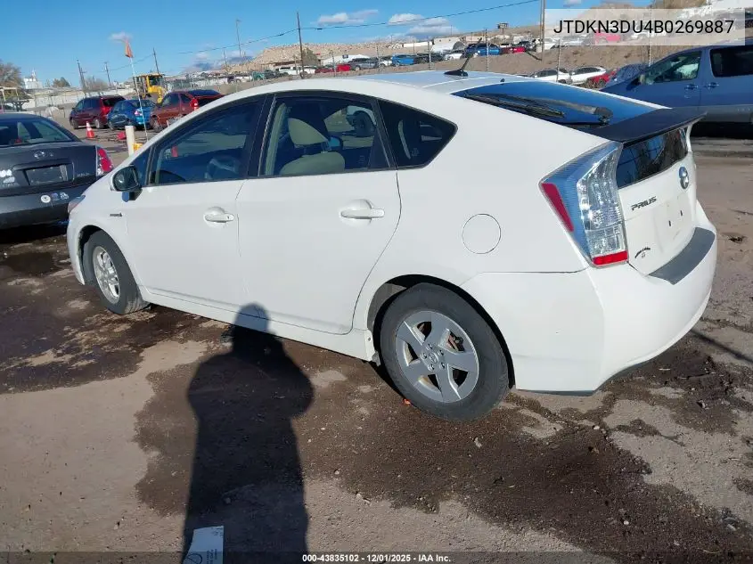 JTDKN3DU4B0269887 2011 Toyota Prius Two