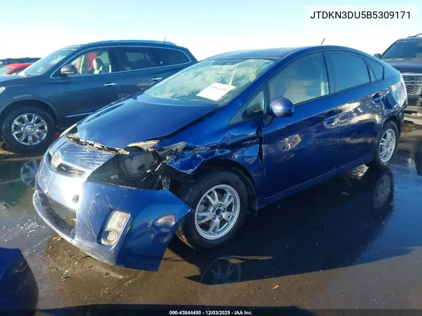JTDKN3DU5B5309171 2011 Toyota Prius