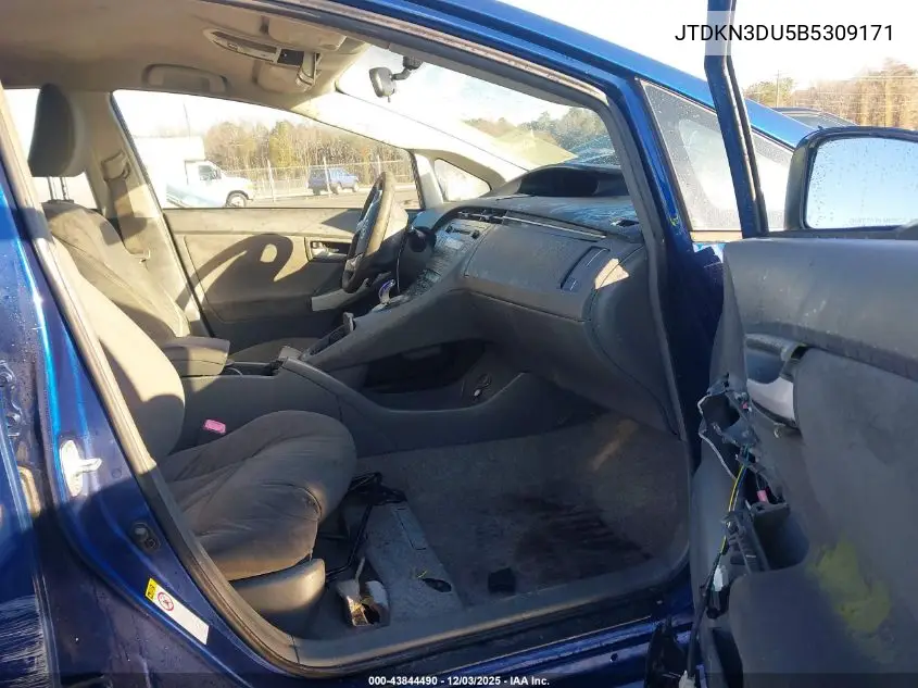 JTDKN3DU5B5309171 2011 Toyota Prius