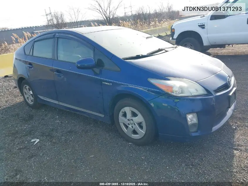JTDKN3DU0B1371293 2011 Toyota Prius Two