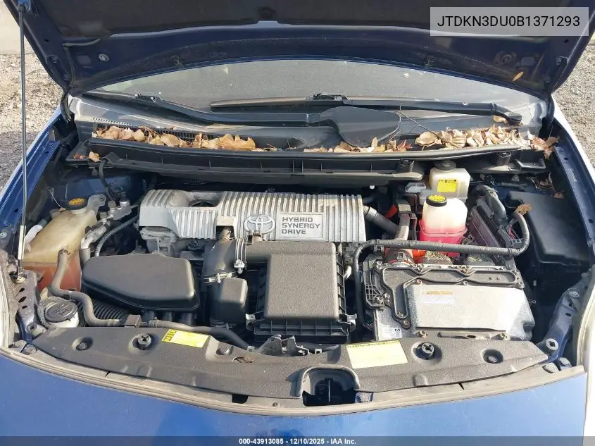 JTDKN3DU0B1371293 2011 Toyota Prius Two