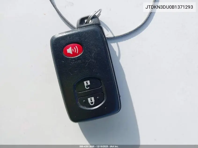 JTDKN3DU0B1371293 2011 Toyota Prius Two