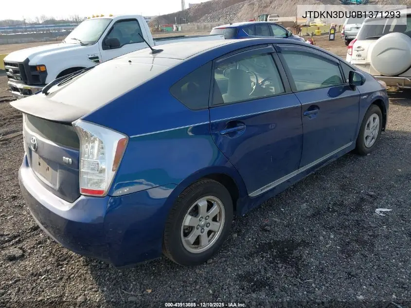 JTDKN3DU0B1371293 2011 Toyota Prius Two