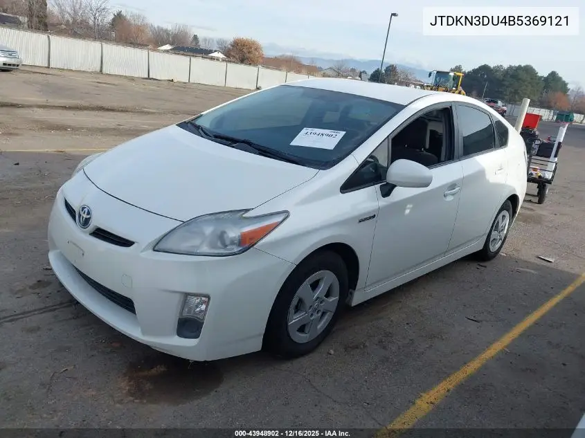 JTDKN3DU4B5369121 2011 Toyota Prius Two