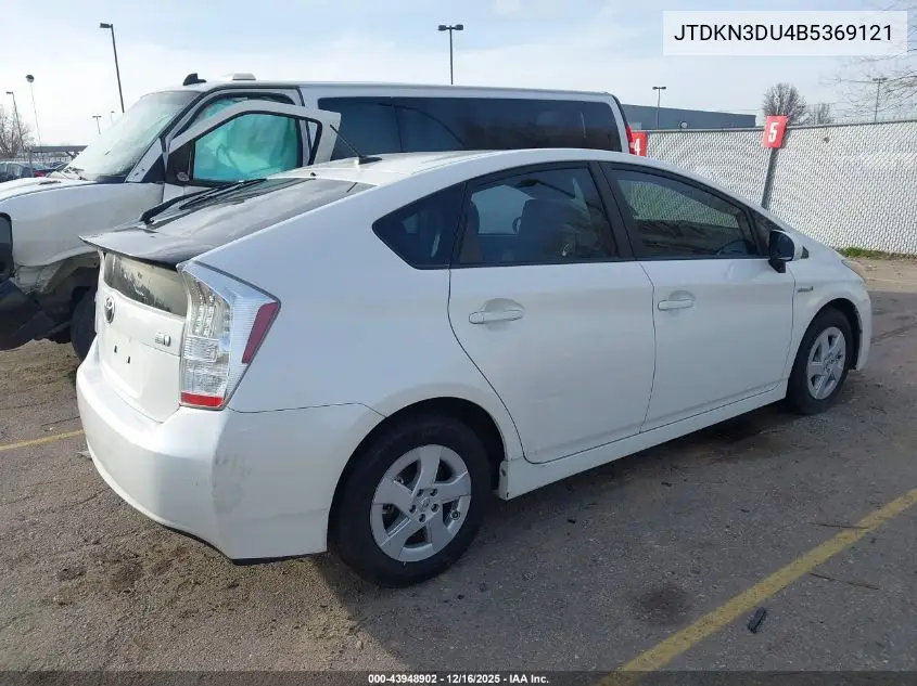 JTDKN3DU4B5369121 2011 Toyota Prius Two
