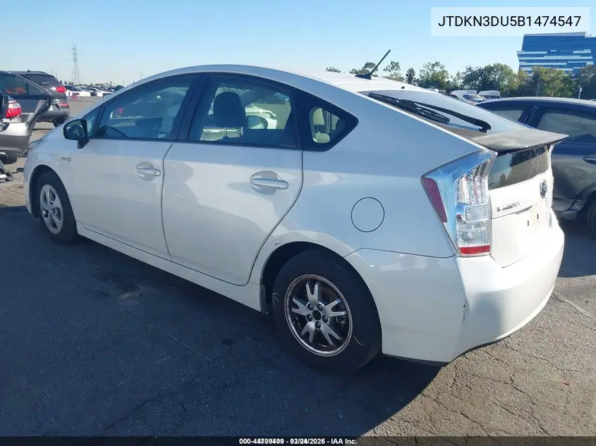 JTDKN3DU5B1474547 2011 Toyota Prius Two