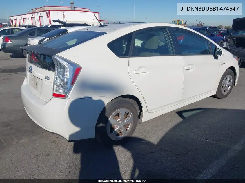 JTDKN3DU5B1474547 2011 Toyota Prius Two