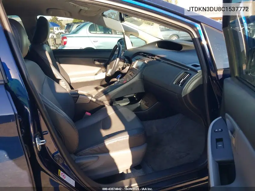 JTDKN3DU8C1537772 2012 Toyota Prius Four