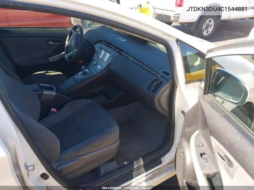 JTDKN3DU4C1544881 2012 Toyota Prius Two