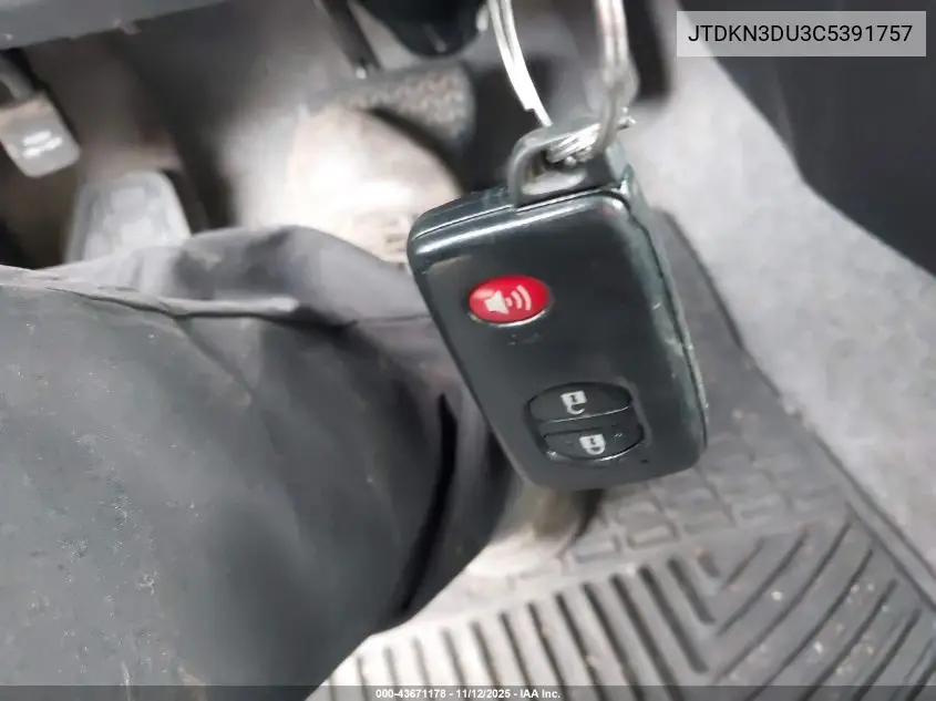 JTDKN3DU3C5391757 2012 Toyota Prius Two