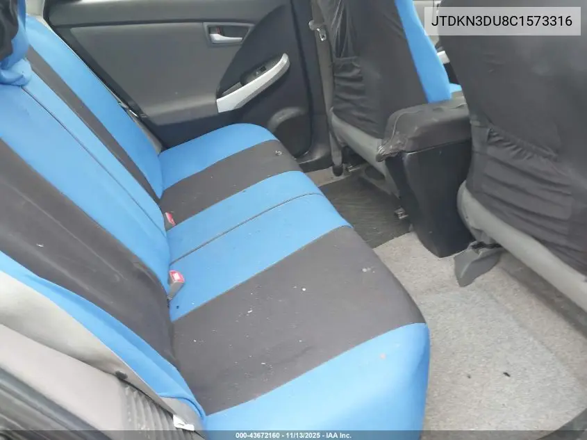 JTDKN3DU8C1573316 2012 Toyota Prius