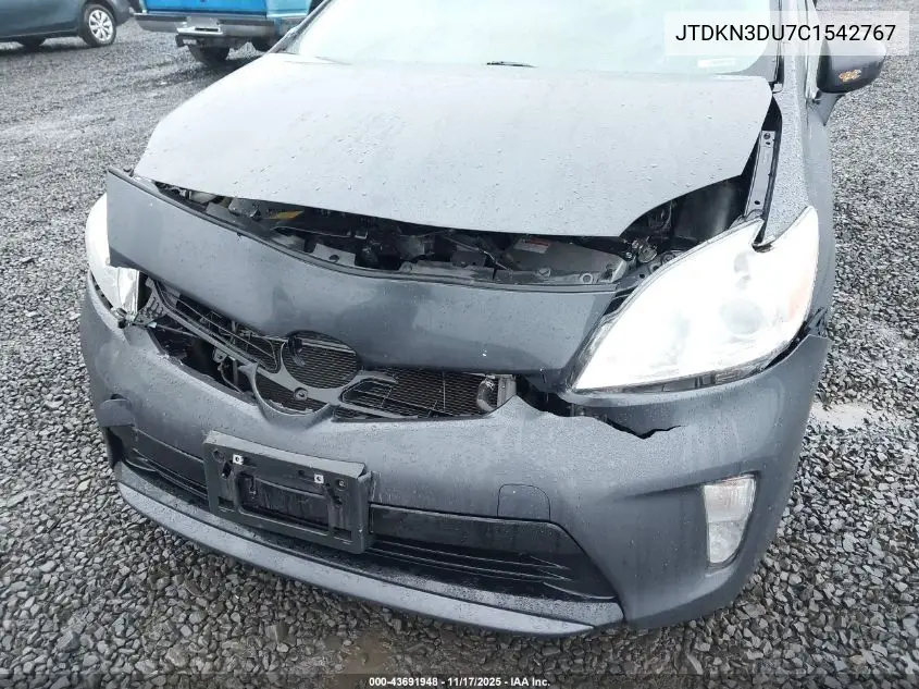 JTDKN3DU7C1542767 2012 Toyota Prius Four