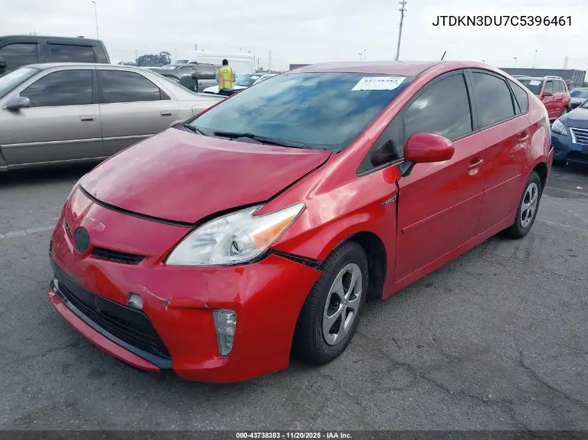 JTDKN3DU7C5396461 2012 Toyota Prius Two
