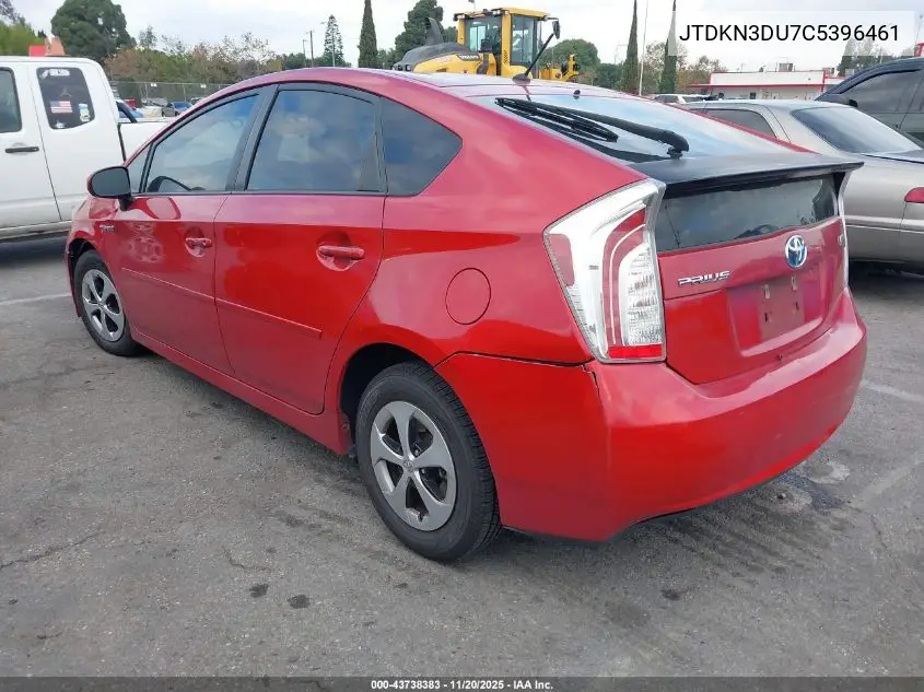 JTDKN3DU7C5396461 2012 Toyota Prius Two