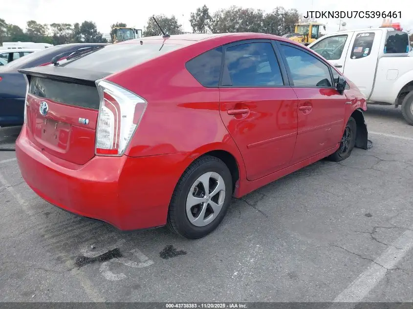 JTDKN3DU7C5396461 2012 Toyota Prius Two