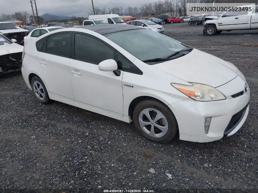 JTDKN3DU3C5523495 2012 Toyota Prius Three