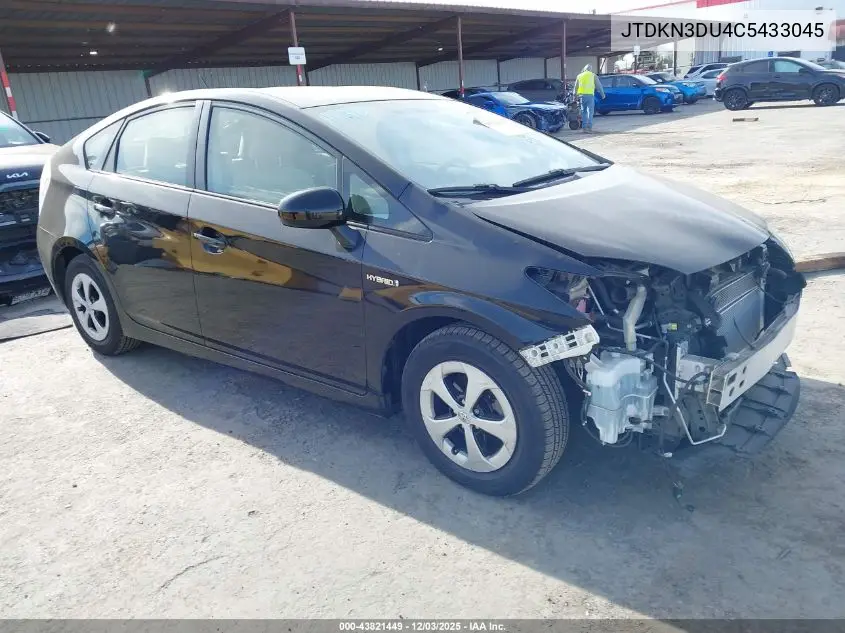 JTDKN3DU4C5433045 2012 Toyota Prius Two