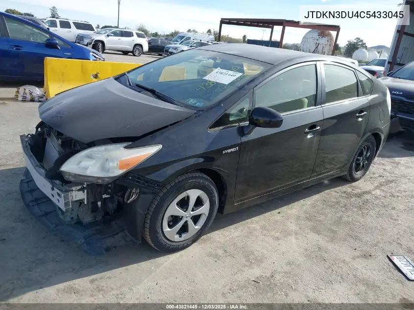 JTDKN3DU4C5433045 2012 Toyota Prius Two