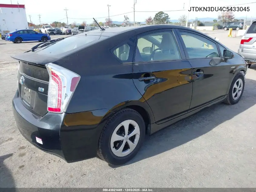 JTDKN3DU4C5433045 2012 Toyota Prius Two