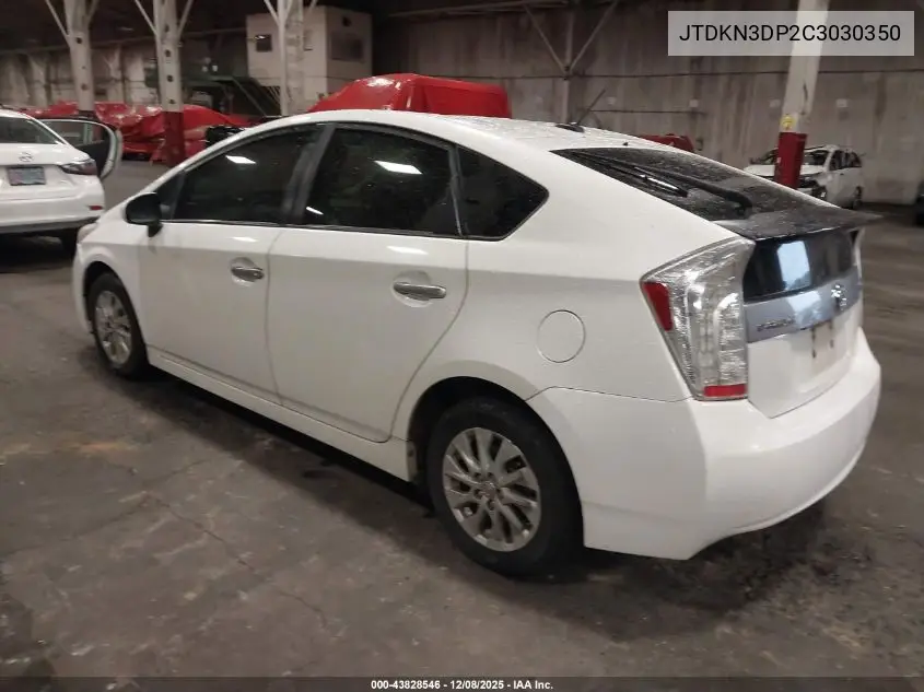 JTDKN3DP2C3030350 2012 Toyota Prius Plug-In
