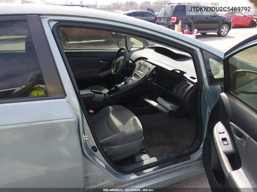 JTDKN3DU2C5489792 2012 Toyota Prius Two