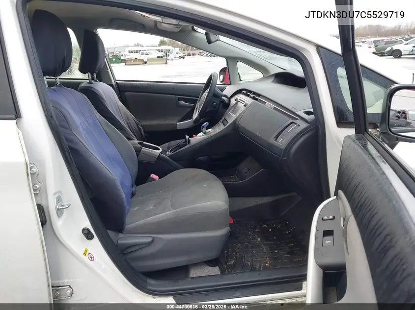 JTDKN3DU7C5529719 2012 Toyota Prius Three