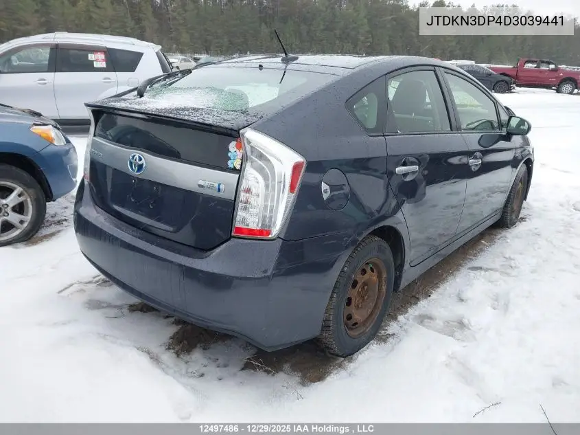 JTDKN3DP4D3039441 2013 Toyota Prius Plug-In