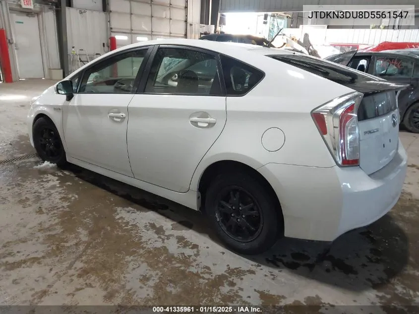 2013 Toyota Prius Two VIN: JTDKN3DU8D5561547 Lot: 41335961