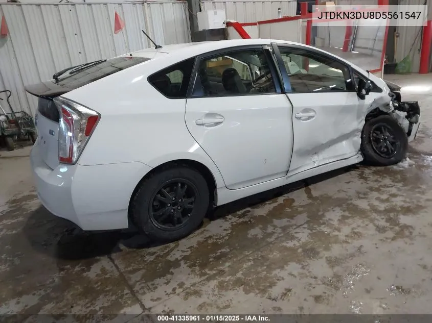 2013 Toyota Prius Two VIN: JTDKN3DU8D5561547 Lot: 41335961