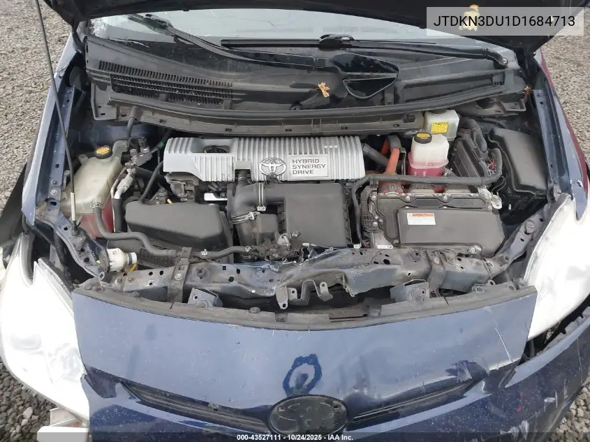 JTDKN3DU1D1684713 2013 Toyota Prius