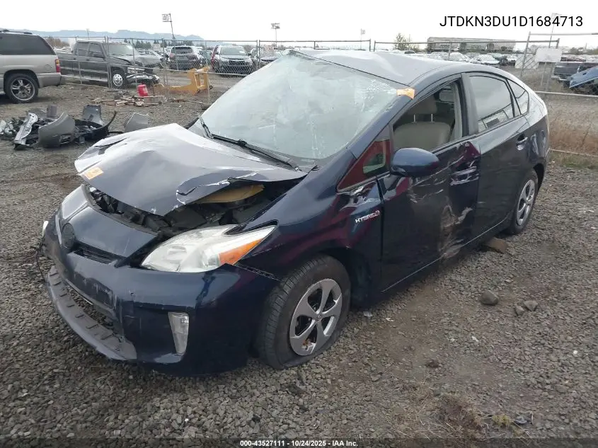 JTDKN3DU1D1684713 2013 Toyota Prius