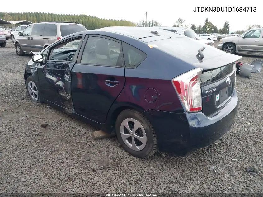 JTDKN3DU1D1684713 2013 Toyota Prius