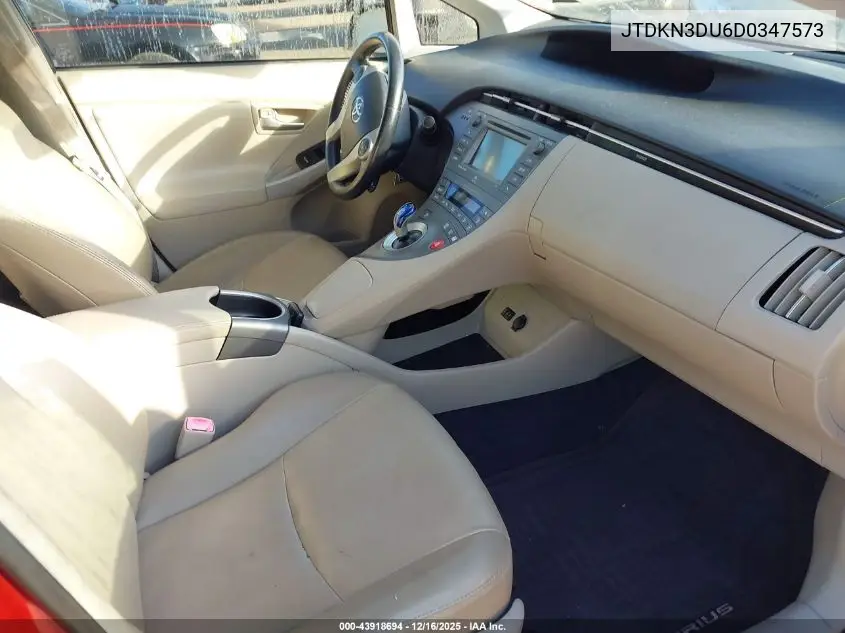 JTDKN3DU6D0347573 2013 Toyota Prius Four