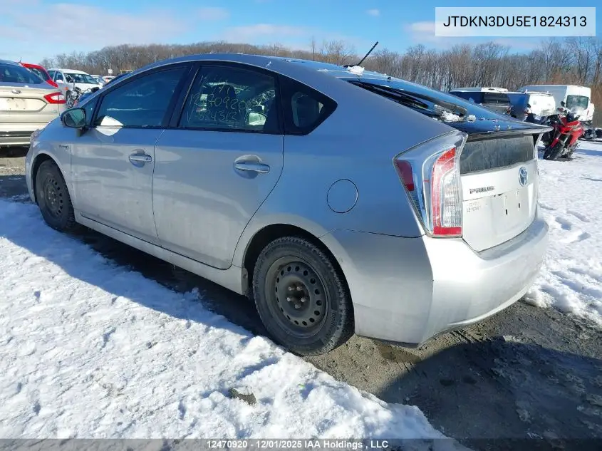 JTDKN3DU5E1824313 2014 Toyota Prius