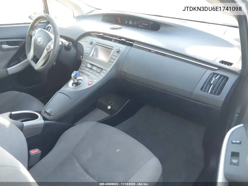 JTDKN3DU6E1741098 2014 Toyota Prius Two