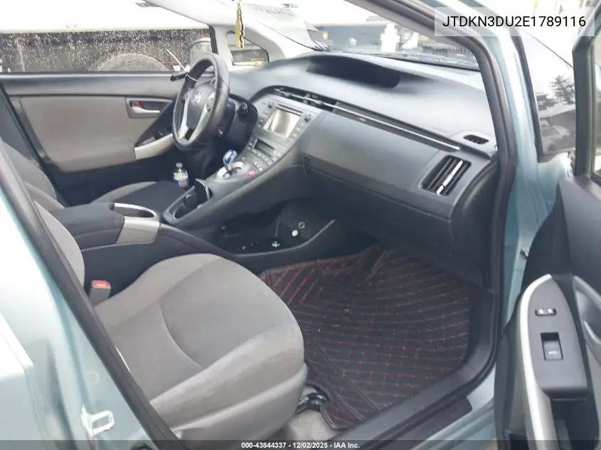 JTDKN3DU2E1789116 2014 Toyota Prius Two