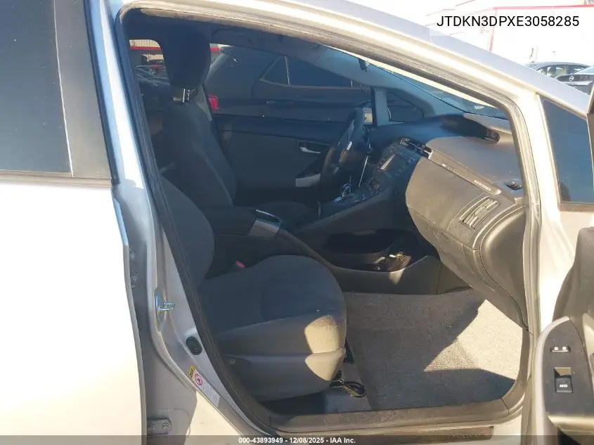 JTDKN3DPXE3058285 2014 Toyota Prius Plug-In