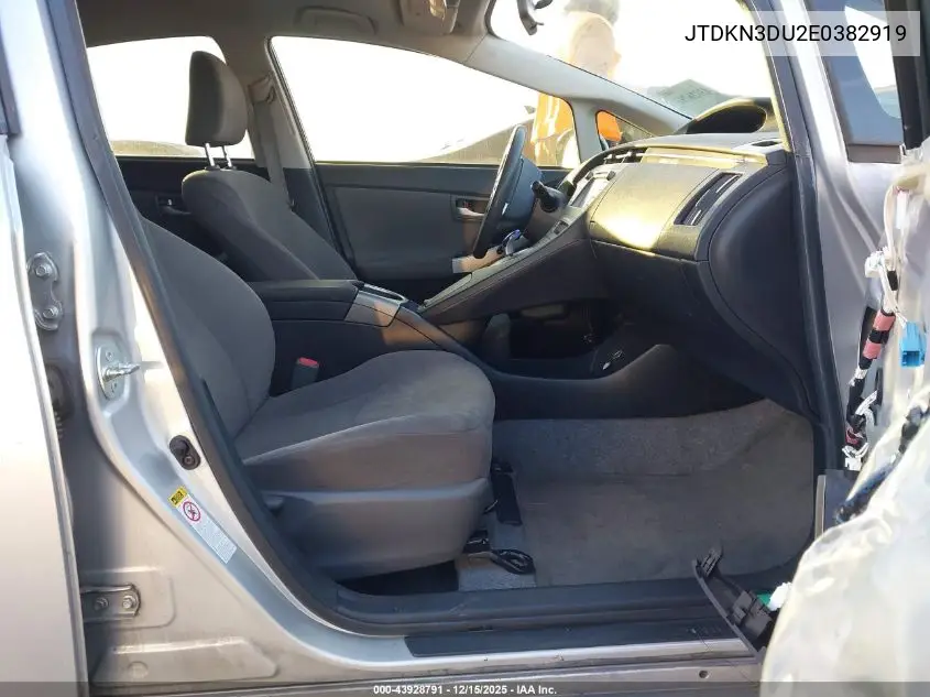 JTDKN3DU2E0382919 2014 Toyota Prius Two