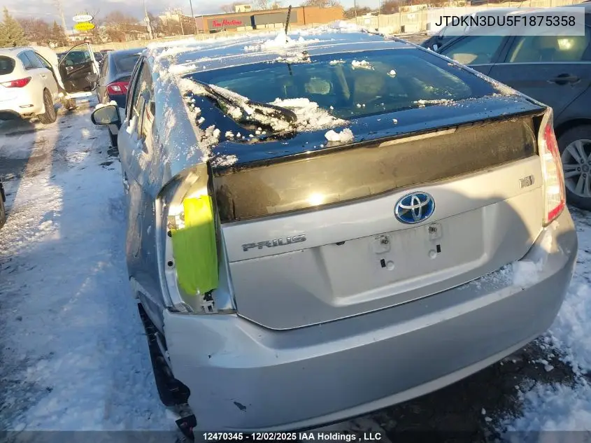 JTDKN3DU5F1875358 2015 Toyota Prius
